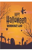 Halloween Workout log book & Fitness Journal