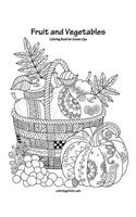 Fruit and Vegetables Coloring Book for Grown-Ups 1: (1 Fruit and Vegetables)