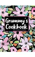 Grammy's Cookbook Black Wildflower Edition