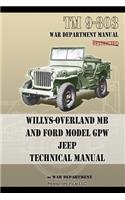 TM 9-803 Willys-Overland MB and Ford Model GPW Jeep Technical Manual