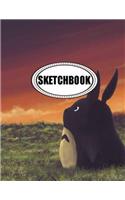 Sketchbook : Totoro 05: 120 Pages of 8.5 x 11 Blank Paper for Drawing, Doodling or Sketching (Sketchbooks)