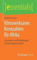 Klimawirksame Kennzahlen Für Afrika