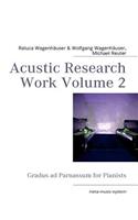 Acustic Research Work Volume 2