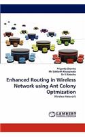 Enhanced Routing in Wireless Network using Ant Colony Optmization