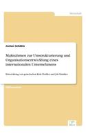 Maßnahmen zur Umstrukturierung und Organisationsentwicklung eines internationalen Unternehmens: Entwicklung von generischen Role Profiles und Job Families(German)