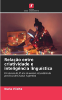 Relação entre criatividade e inteligência linguística