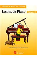 Piano Lessons Book 3 - French Edition