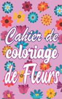 Cahier de coloriage de fleurs