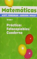 Scott Foresman Addison Wesley Math 2005 Spanish Practice Masters and Workbook Grade 1
