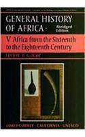 General History of Africa volume 5 [pbk abridged]