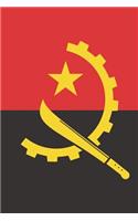 Angola Flag Notebook - Angolan Flag Book - Angola Travel Journal