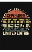 September 1994 Limited Edition 25 Years of Being Awesome