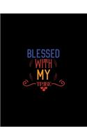 Blessed With My Tribe: Daily Agenda - Weekly Appointment Notebook - Tasks Organizer - To-Do-List Journal - Gift for Women, Moms