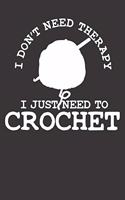 Notebook: Crochet College Ruled 6x9 120 Pages