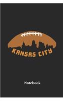 Kansas City Notebook: Lined Journal for Usa, America and Town Fans - Paperback, Diary Gift for Men, Women and Children