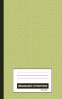 Hexagon Graph Paper Notebook - 0.2 Hexes: Small Grids Hexagonal Paper Wild Willow(3 Hexagonal 0.2 Graph)