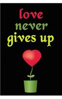 Love Never Gives Up