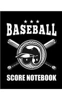 Baseball Score Notebook: Score Record Journal For Baseball Coaches