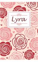 Lyra: Personalised Notebook / 120 Lined Pages / Perfect for journaling and writing notes.