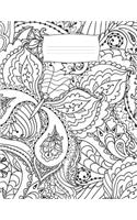 Math Notebook: Squared graph paper large quad ruled squares