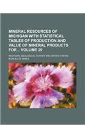 Mineral Resources of Michigan with Statistical Tables of Production and Value of Mineral Products for Volume 20: (English)