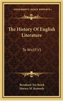 The History Of English Literature