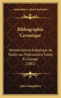 Bibliographie Ceramique