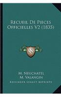 Recueil De Pieces Officielles V2 (1835)