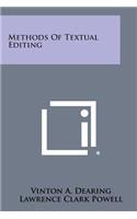 Methods of Textual Editing