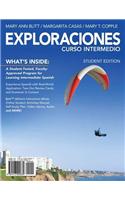 Exploraciones curso intermedio (with iLrn Printed Access Card and Student Activities Manual)