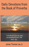 Daily Devotions from the Book of Proverbs: (English)