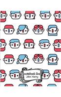 Notebook Line Children Pattern