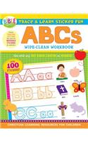 Trace and Learn Sticker Fun: ABCs: Wipe-Clean Workbook: Abcs