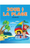 Jour + la plage Coloriage