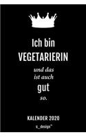 Kalender 2020 für Vegetarier / Vegetarierin