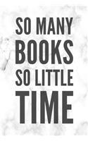 So Many Books, So Little Time