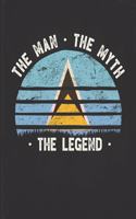 The Man The Myth The Legend: Saint Lucia Flag Sunset Personalized Gift Idea for Saint Lucian Coworker Friend or Boss 2020 Calendar Daily Weekly Monthly Planner Organizer