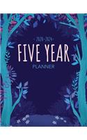 In the Jungle - 2020 - 2024 Five Year Planner: 60 months Calendar Five year Monthly Planner Organizer with Federal Holidays, Inspirational Quotes and Password Log