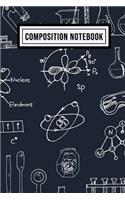 Science Unruled Composition Notebook