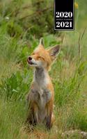 Fox Week Planner Weekly Organizer Calendar 2020 / 2021 - Sleepy Baby