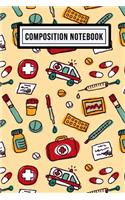 Medical Wide Ruled Composition Notebook