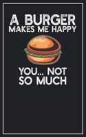 A Burger makes me happy You... not so much