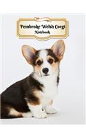 Pembroke Welsh Corgi Notebook: Composition Book 150 pages 8.5 x 11 in. - Wide Ruled - Writing Notebook - Lined Paper - Soft Cover - Plain Journal