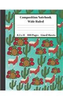 Composition Notebook Wide Ruled Lined Sheets