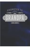 Promoted To Super Quality Grandpa Est. 2020: Family life Grandpa Dad Men love marriage friendship parenting wedding divorce Memory dating Journal Blank Lined Note Book Gift