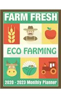 Farm Fresh Eco Farming 2020 - 2023 Four Year Monthly Planner