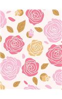 Rose Notebook: Cute Flower Journal Book Ruled Lined Page For Kids Teen Girl Women Princess Great For Writing Couple Lover Diary School College Record Note Pad Natu(17 Rose Notebook)