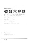 Effects of Command and Control Vehicle (C2v) Operational Environment on Soldier Health and Performance