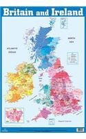 British Isles and Ireland Wall Chart
