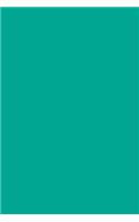 Persian Green 101 - Blank Notebook: Soft Cover, 6 x 9 Journal, 101 Pages